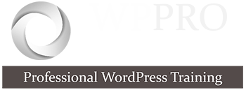 WP Pro School white logo